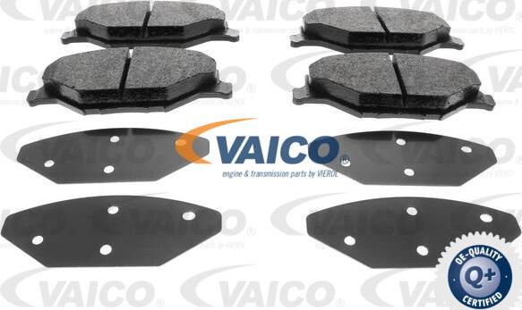 VAICO V10-4497 - Комплект спирачно феродо, дискови спирачки vvparts.bg