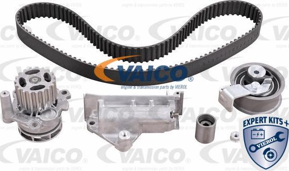 VAICO V10-50110-BEK - Водна помпа+ к-кт ангренажен ремък vvparts.bg