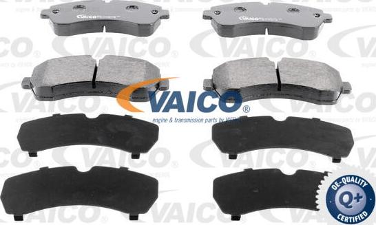 VAICO V10-8257 - Комплект спирачно феродо, дискови спирачки vvparts.bg