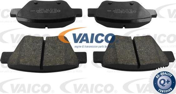 VAICO V10-0769 - Комплект спирачно феродо, дискови спирачки vvparts.bg