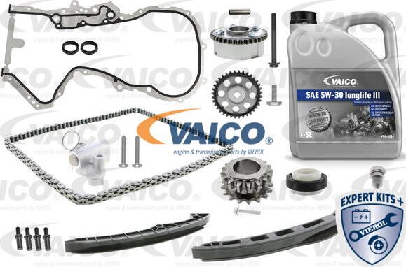 VAICO V10-10015 - Комплект ангренажна верига vvparts.bg
