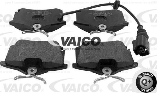 VAICO V10-8124 - Комплект спирачно феродо, дискови спирачки vvparts.bg