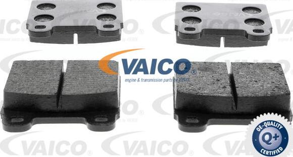 VAICO V10-8122 - Комплект спирачно феродо, дискови спирачки vvparts.bg