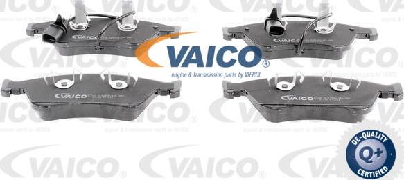 VAICO V10-8299 - Комплект спирачно феродо, дискови спирачки vvparts.bg