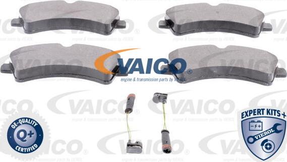 VAICO V30-1695 - Комплект спирачно феродо, дискови спирачки vvparts.bg