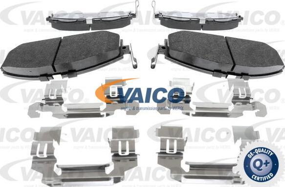 VAICO V38-0028 - Комплект спирачно феродо, дискови спирачки vvparts.bg
