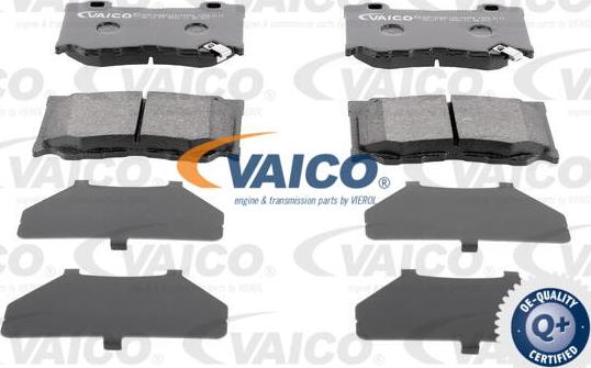 VAICO V38-0322 - Комплект спирачно феродо, дискови спирачки vvparts.bg
