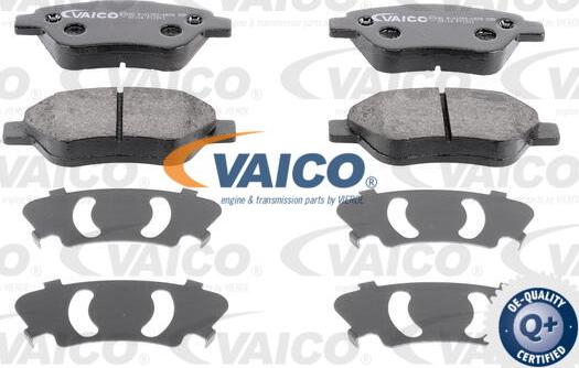 VAICO V24-0099 - Комплект спирачно феродо, дискови спирачки vvparts.bg
