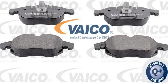 VAICO V24-0153 - Комплект спирачно феродо, дискови спирачки vvparts.bg