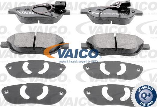 VAICO V24-0152 - Комплект спирачно феродо, дискови спирачки vvparts.bg