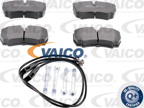 VAICO V25-0002 - Комплект спирачно феродо, дискови спирачки vvparts.bg