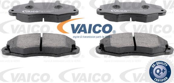 VAICO V25-0252 - Комплект спирачно феродо, дискови спирачки vvparts.bg