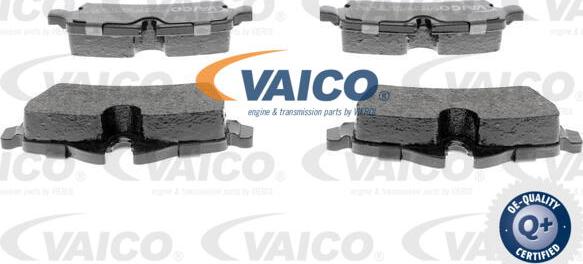 VAICO V20-8161 - Комплект спирачно феродо, дискови спирачки vvparts.bg