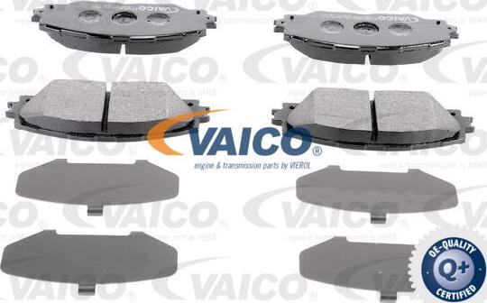 VAICO V70-0029 - Комплект спирачно феродо, дискови спирачки vvparts.bg