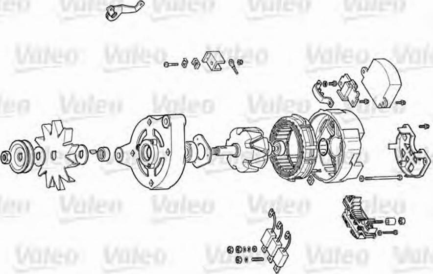 Valeo 9AL5050K - Регулатор на генератор vvparts.bg