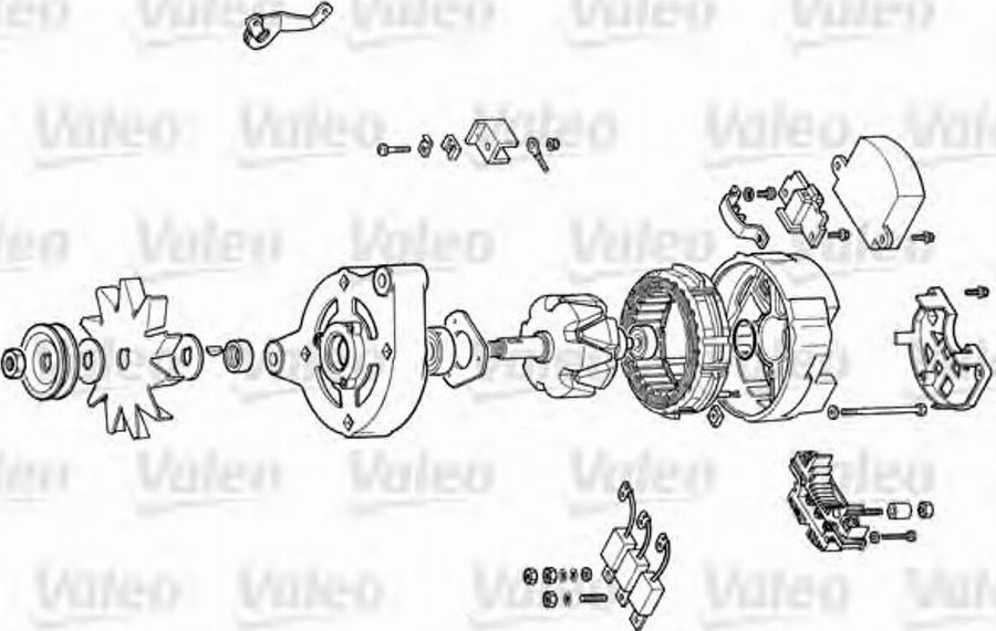 Valeo 9AL6011G - Генератор vvparts.bg