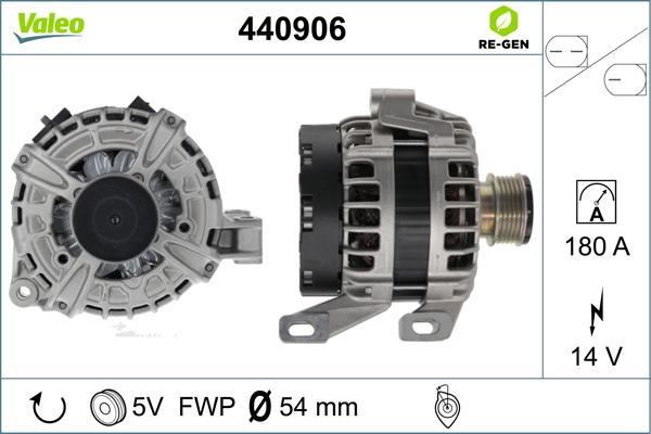 Valeo 440906 - Генератор vvparts.bg