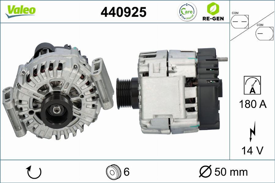 Valeo 440925 - Генератор vvparts.bg