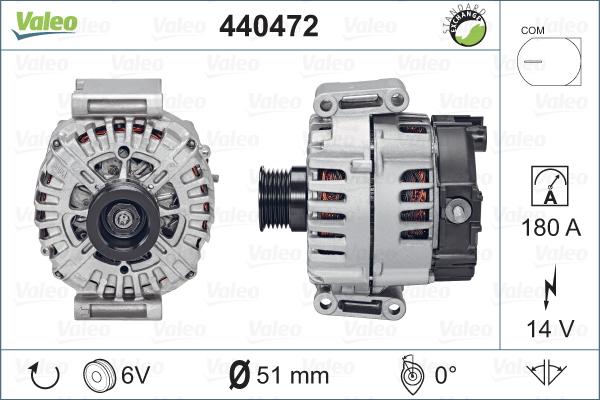 Valeo 440472 - Генератор vvparts.bg