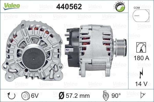 Valeo 440562 - Генератор vvparts.bg