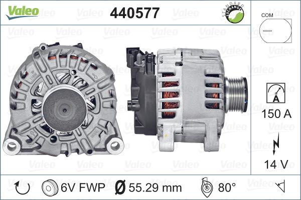 Valeo 440577 - Генератор vvparts.bg