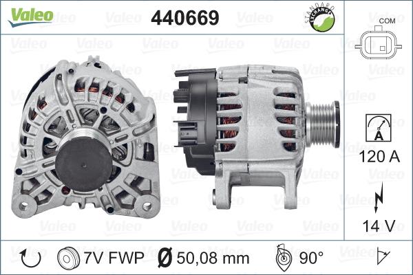 Valeo 440669 - Генератор vvparts.bg