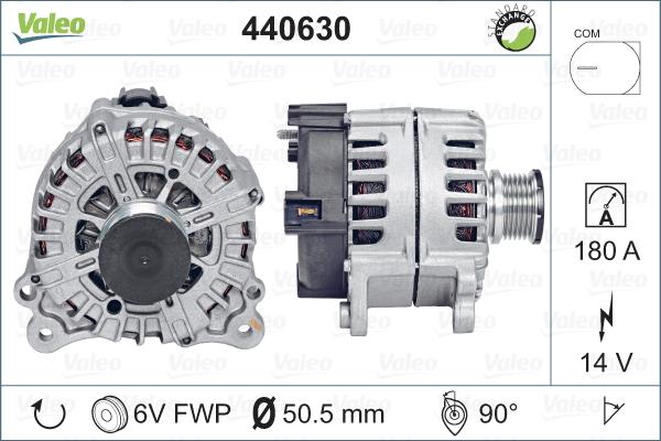 Valeo 440630 - Генератор vvparts.bg