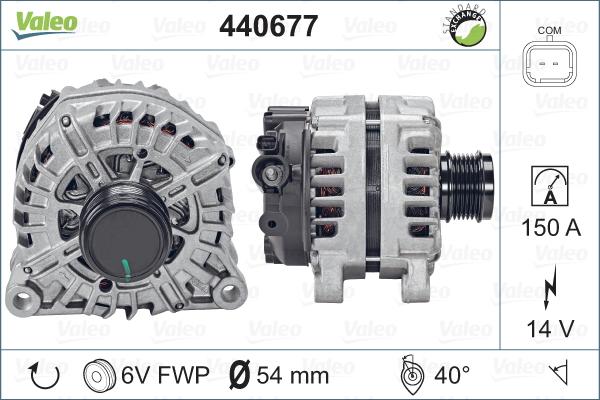 Valeo 440677 - Генератор vvparts.bg