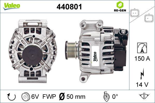 Valeo 440801 - Генератор vvparts.bg