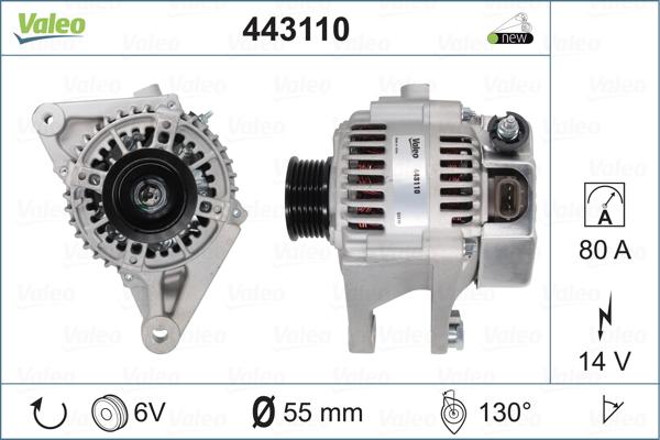 Valeo 443110 - Генератор vvparts.bg