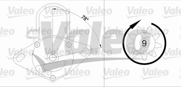 Valeo 455951 - Стартер vvparts.bg