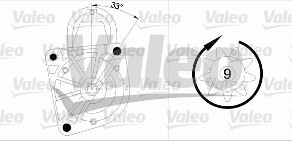 Valeo 455958 - Стартер vvparts.bg