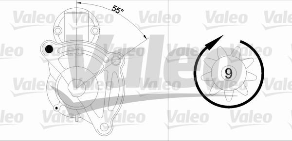 Valeo 455962 - Стартер vvparts.bg