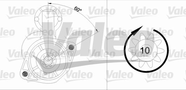 Valeo 455905 - Стартер vvparts.bg