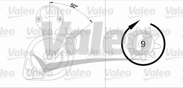 Valeo 455908 - Стартер vvparts.bg