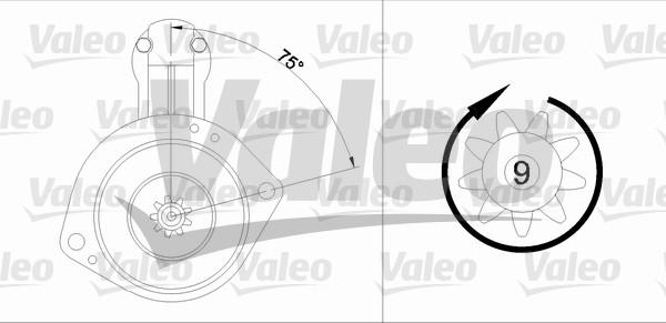 Valeo 455914 - Стартер vvparts.bg