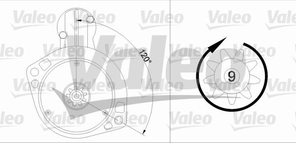 Valeo 455912 - Стартер vvparts.bg