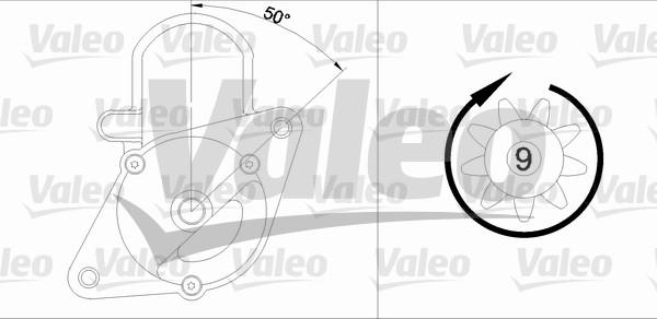 Valeo 455931 - Стартер vvparts.bg