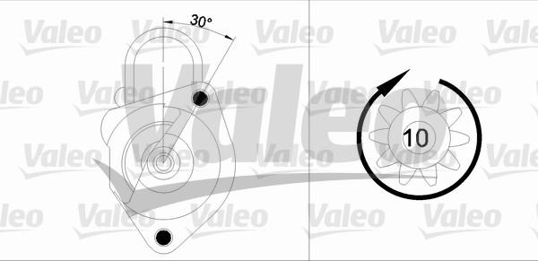 Valeo 455933 - Стартер vvparts.bg