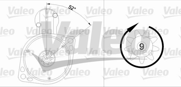 Valeo 455925 - Стартер vvparts.bg