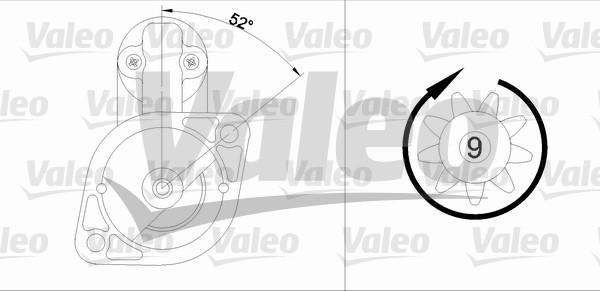 Valeo 455920 - Стартер vvparts.bg