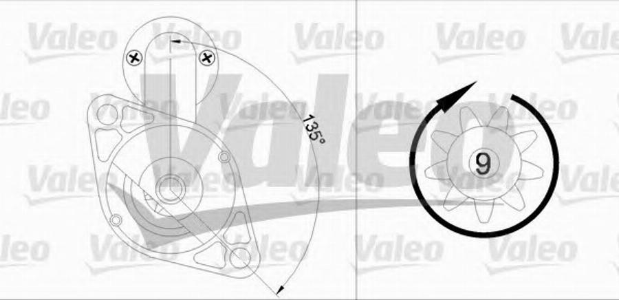 Valeo 455922 - Стартер vvparts.bg