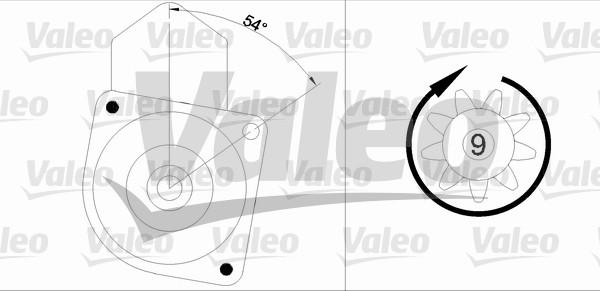 Valeo 455547 - Стартер vvparts.bg