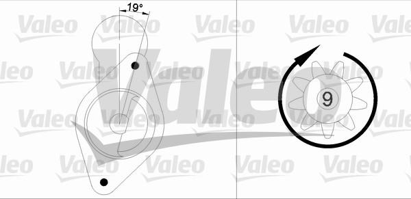 Valeo 455586 - Стартер vvparts.bg