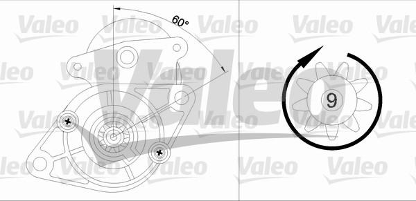 Valeo 455587 - Стартер vvparts.bg