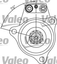 Valeo 455523 - Стартер vvparts.bg