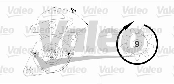 Valeo 455578 - Стартер vvparts.bg