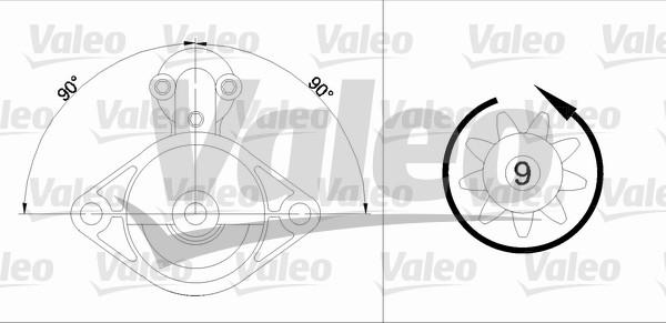 Valeo 455601 - Стартер vvparts.bg