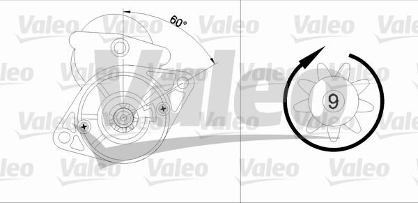 Valeo 455612 - Стартер vvparts.bg