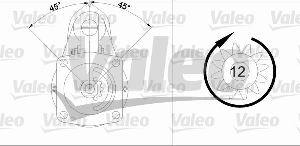 Valeo 455688 - Стартер vvparts.bg